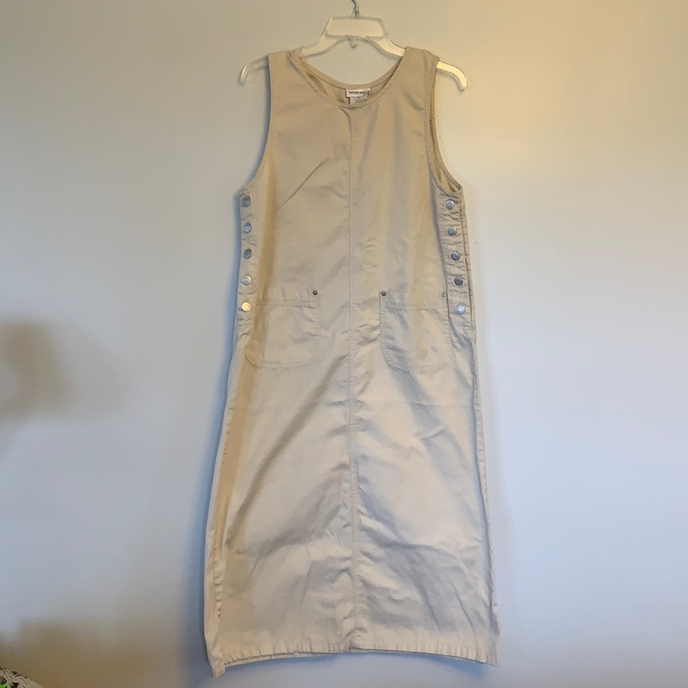 Vintage‎ “Tape Measure” - beige jumper, size small